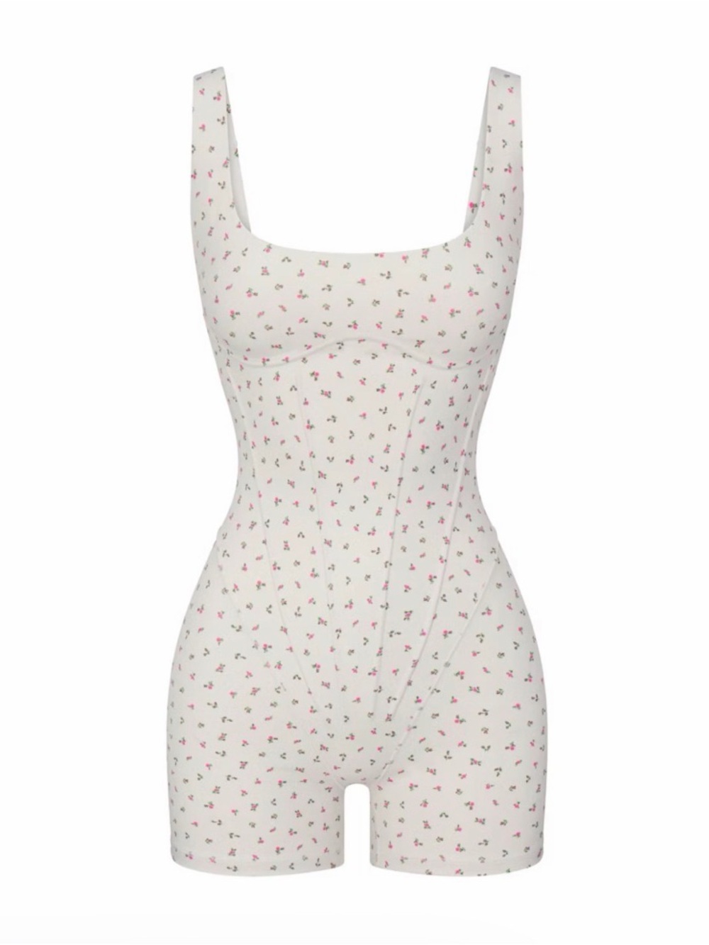 SKIMS Corset 2" One Piece Ditzy Floral